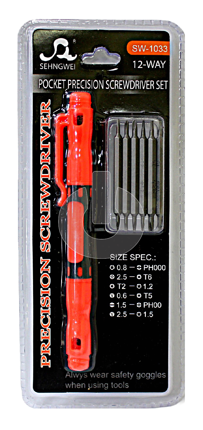 Отвертка SW-1033 (12 насадок)