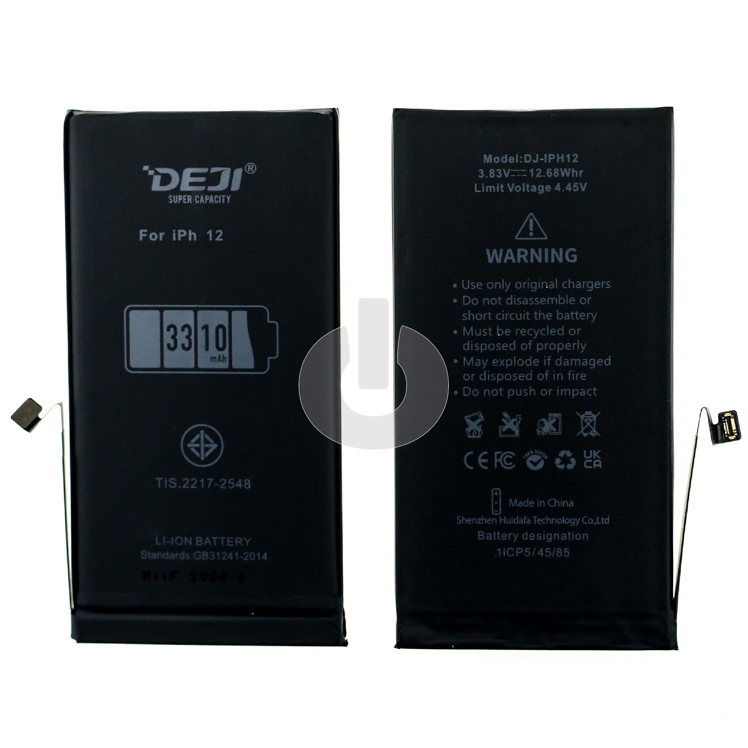Аккумулятор для iPhone 12/ 12 Pro DEJI с увеличенной емкостью Аккумулятор для iPhone 12/ 12 Pro DEJI с увеличенной емкостью