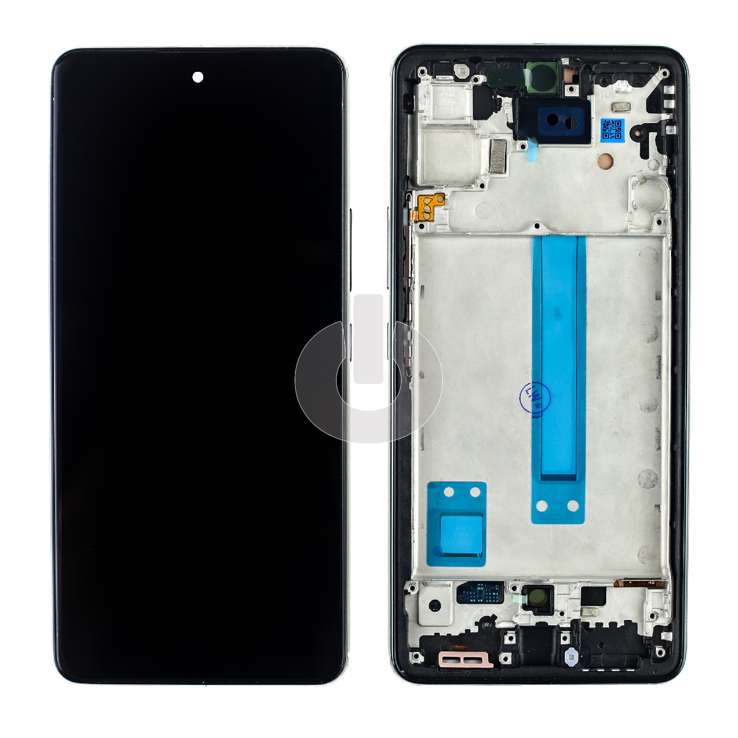 Дисплей с тачскрином для Samsung A53 5G (A536B) в рамке черный In-Cell