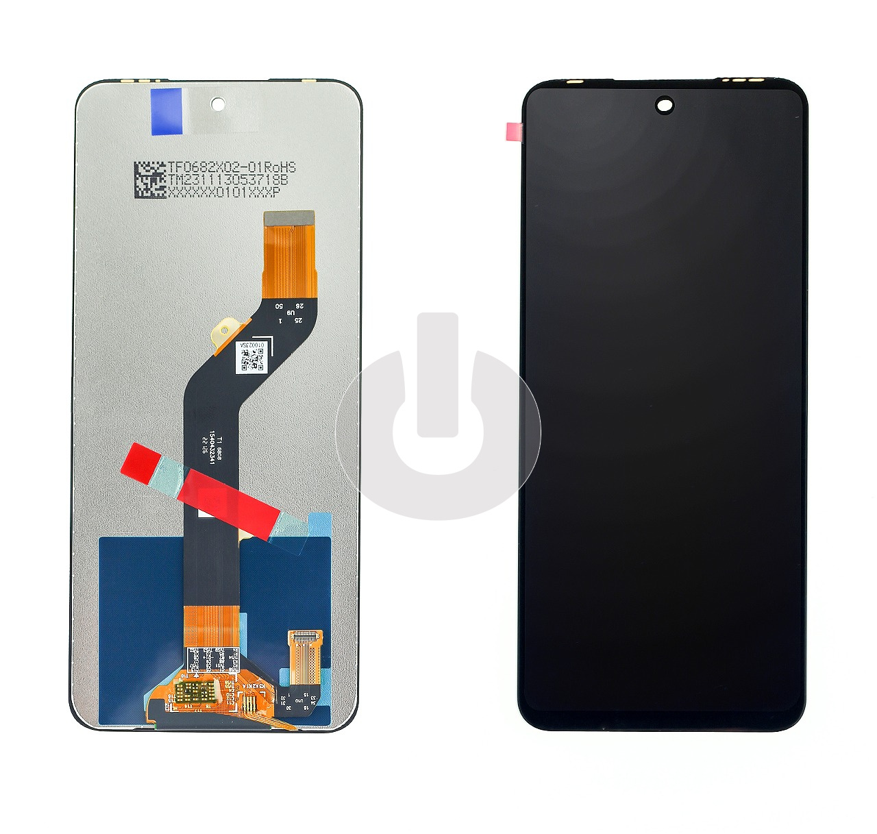 Дисплей с тачскрином для Tecno Pova Neo 2 (LG6n) черный Дисплей с тачскрином для Tecno Pova Neo 2 (LG6n) черный