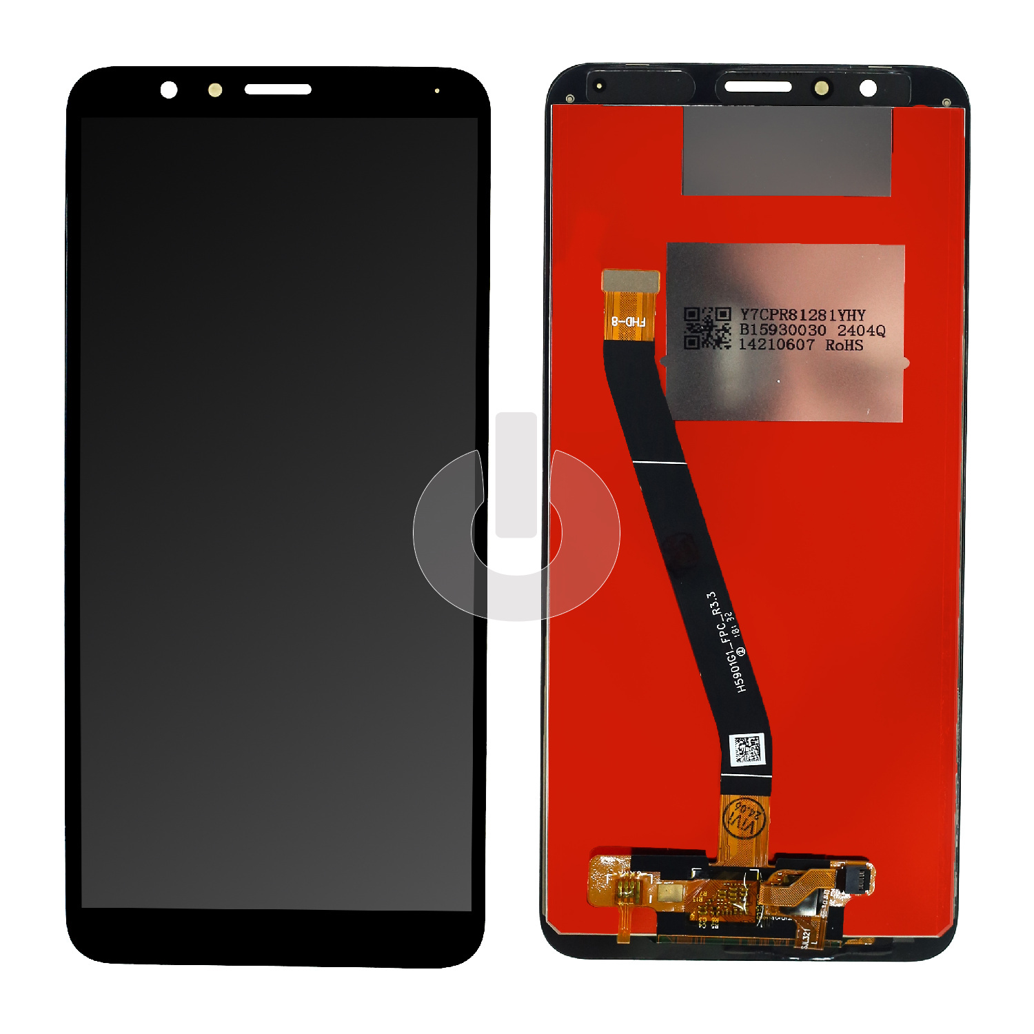 Дисплей с тачскрином для Huawei Honor 7X (BND-L21) черный ORG