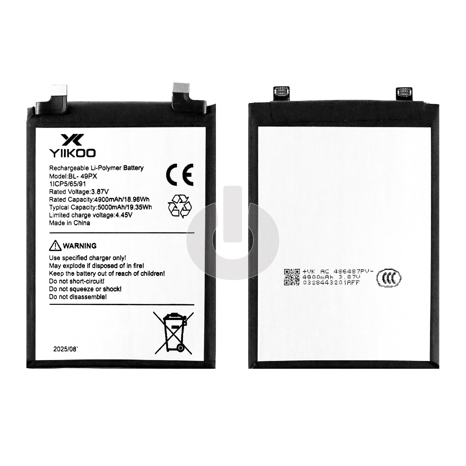 Аккумулятор для Infinix Note 30 Pro/ 30 VIP/ GT 10 Pro (BL-49PX) YIIKOO Premium