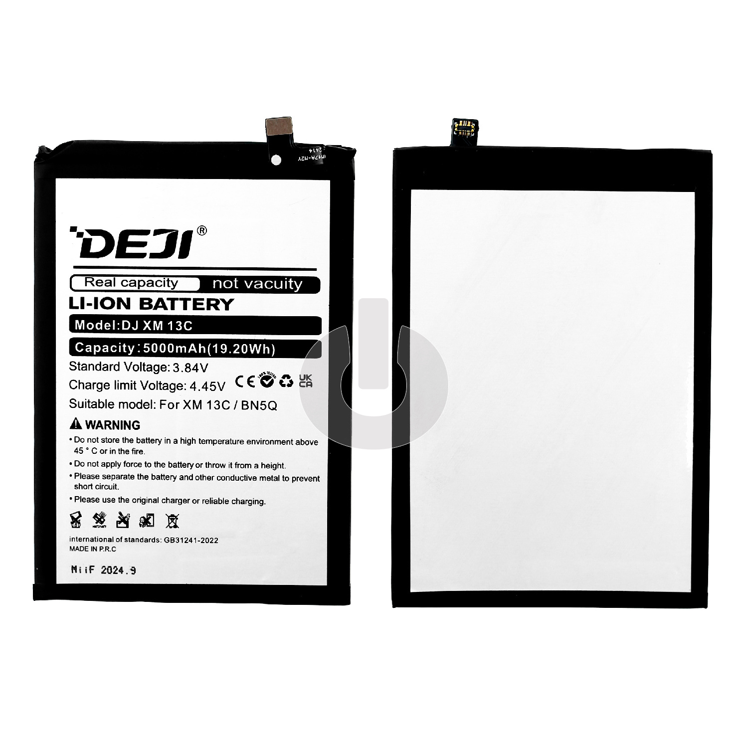 Аккумулятор для Xiaomi Redmi 13C (23108RN04Y)/ Poco C65 (2310FPCA4G)/ Poco M6 5G (23128PC33I) (BN5Q) DEJI