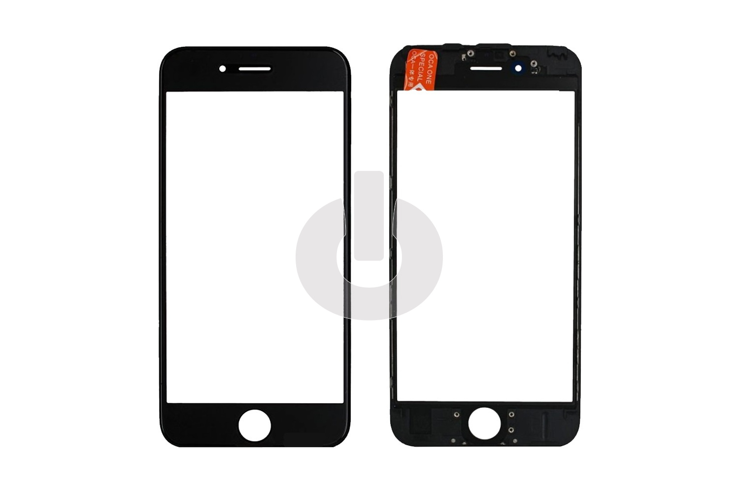 Стекло для переклейки iPhone 6S с OCA пленкой в рамке черное АКЦИЯ Стекло для переклейки iPhone 6S с OCA пленкой в рамке черное АКЦИЯ