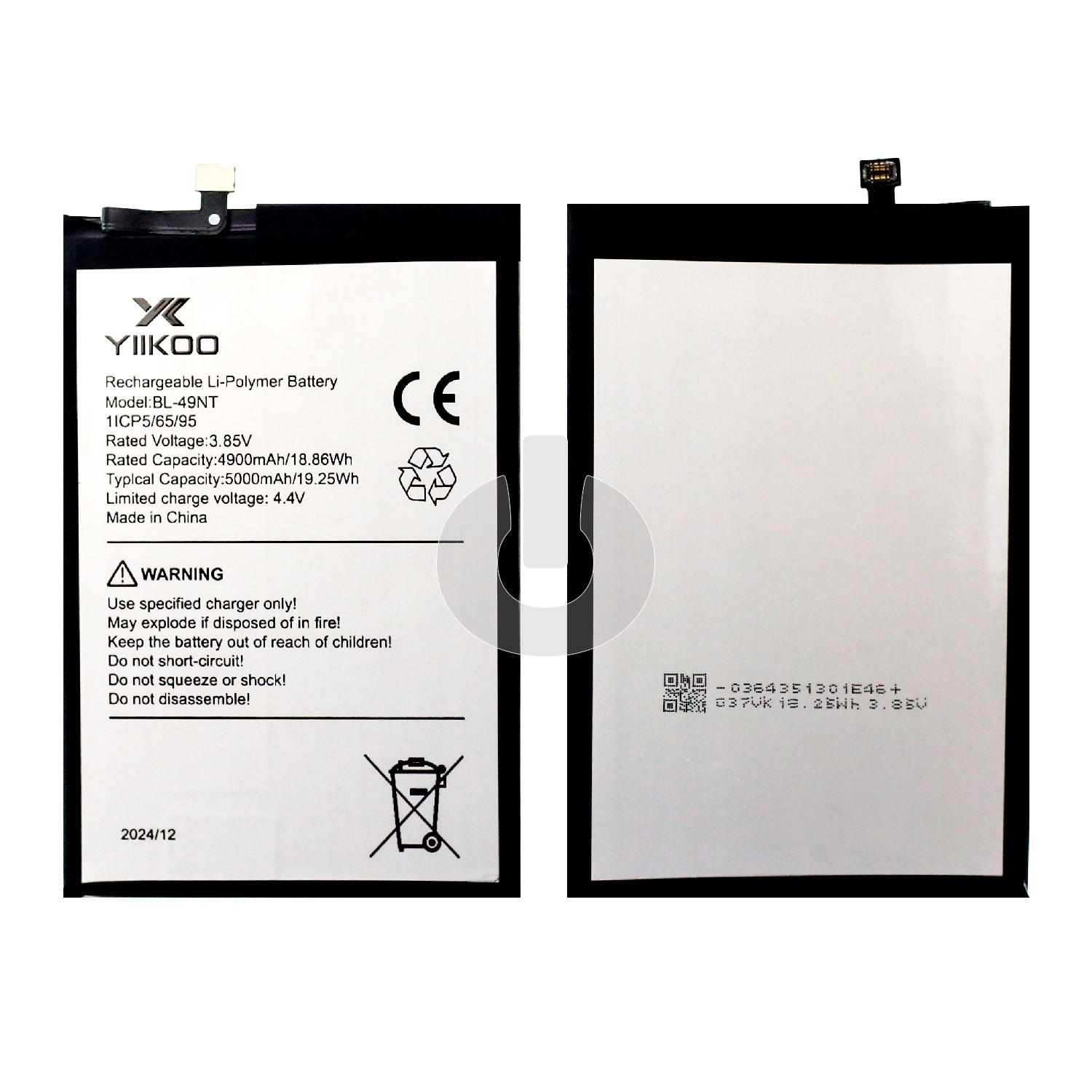 Аккумулятор для Tecno Spark Go 2023/ Go 2024/ POP 7 (BL-49NT) YIIKOO Premium