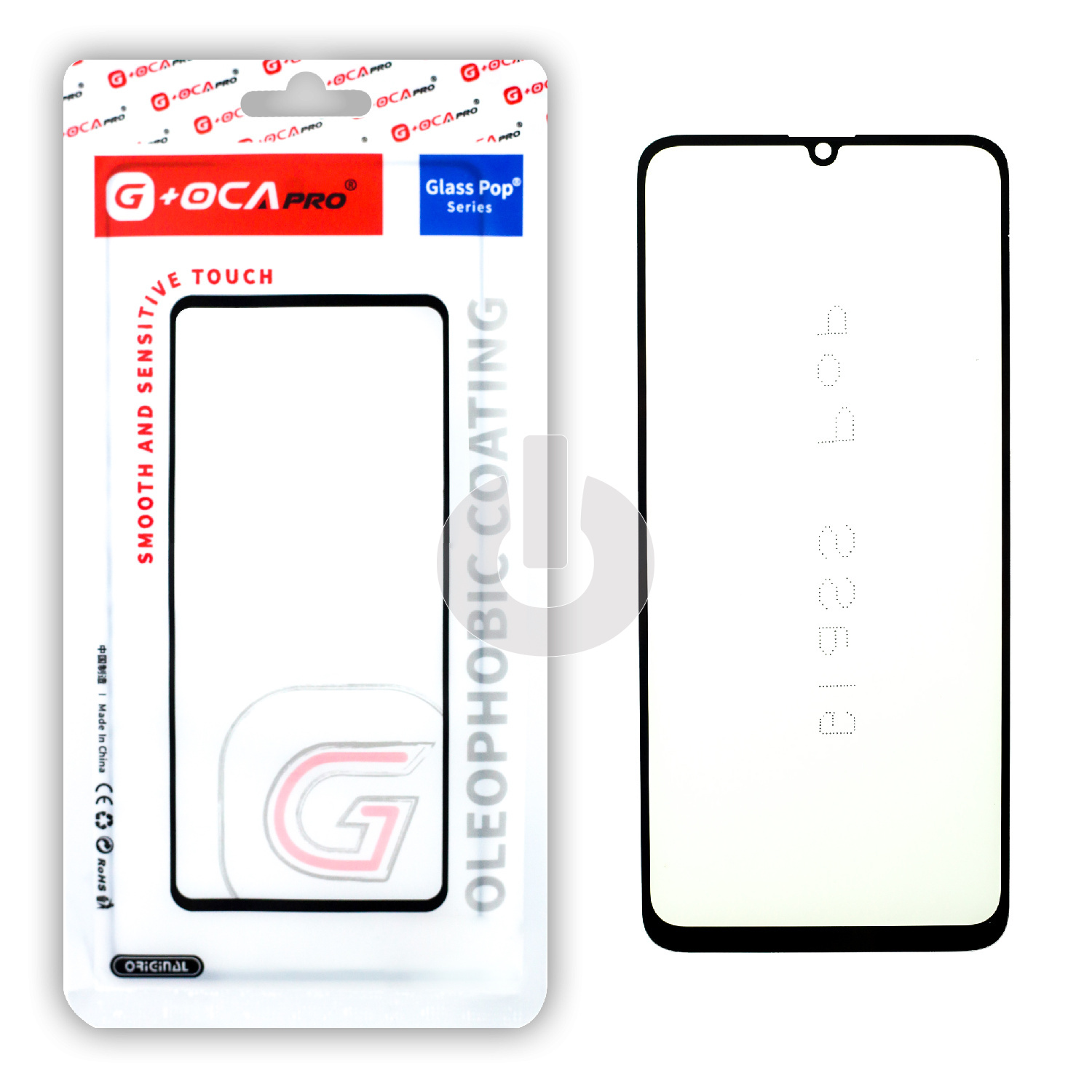 Стекло для переклейки Samsung A32 (A325F)/ M32 (M325F) (G+OCA PRO) черное Стекло для переклейки Samsung A32 (A325F)/ M32 (M325F) (G+OCA PRO) черное