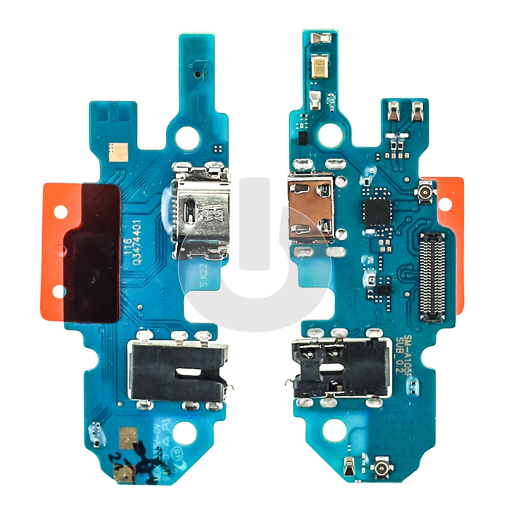 Шлейф/ плата зарядки для Samsung A10 (A105F) системный разъем/ микрофон/ разъем гарнитуры