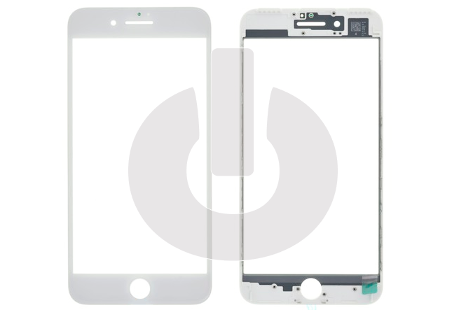 Стекло для переклейки iPhone 7 Plus с OCA пленкой в рамке белое АКЦИЯ Стекло для переклейки iPhone 7 Plus с OCA пленкой в рамке белое АКЦИЯ