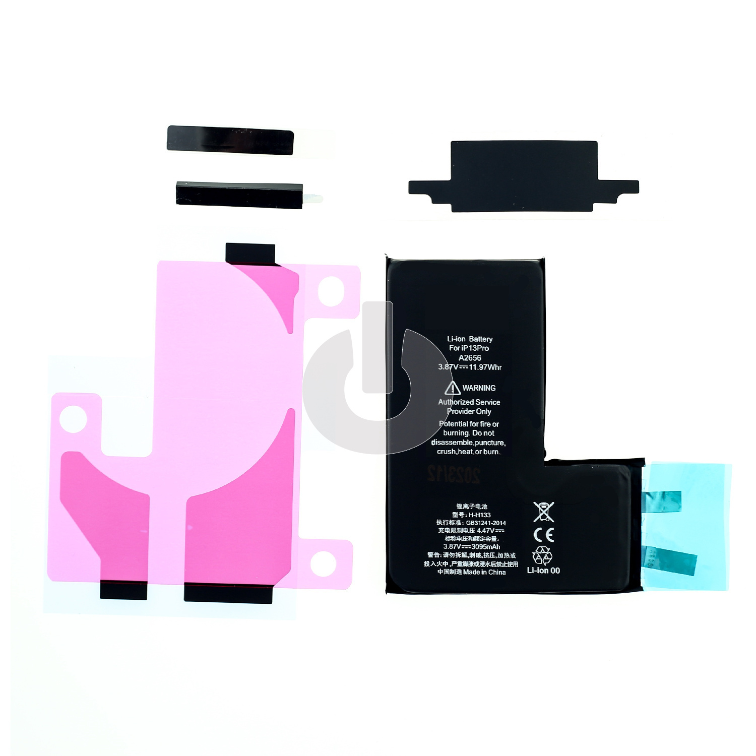 Аккумулятор под пайку для iPhone 13 Pro (банка без шлейфа)