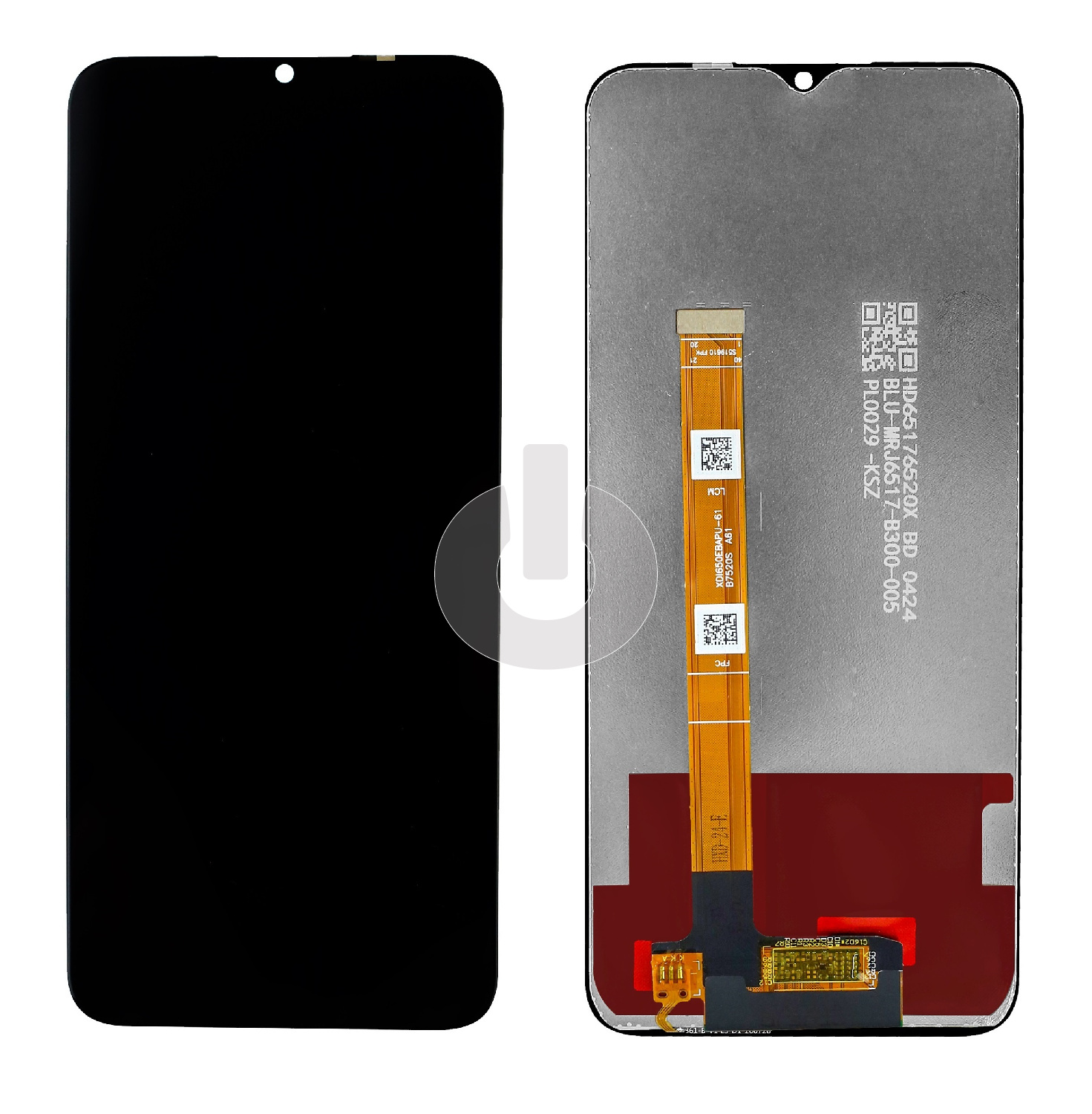 Дисплей с тачскрином для Realme C21Y (RMX3263)/ C25Y (RMX3269) черный