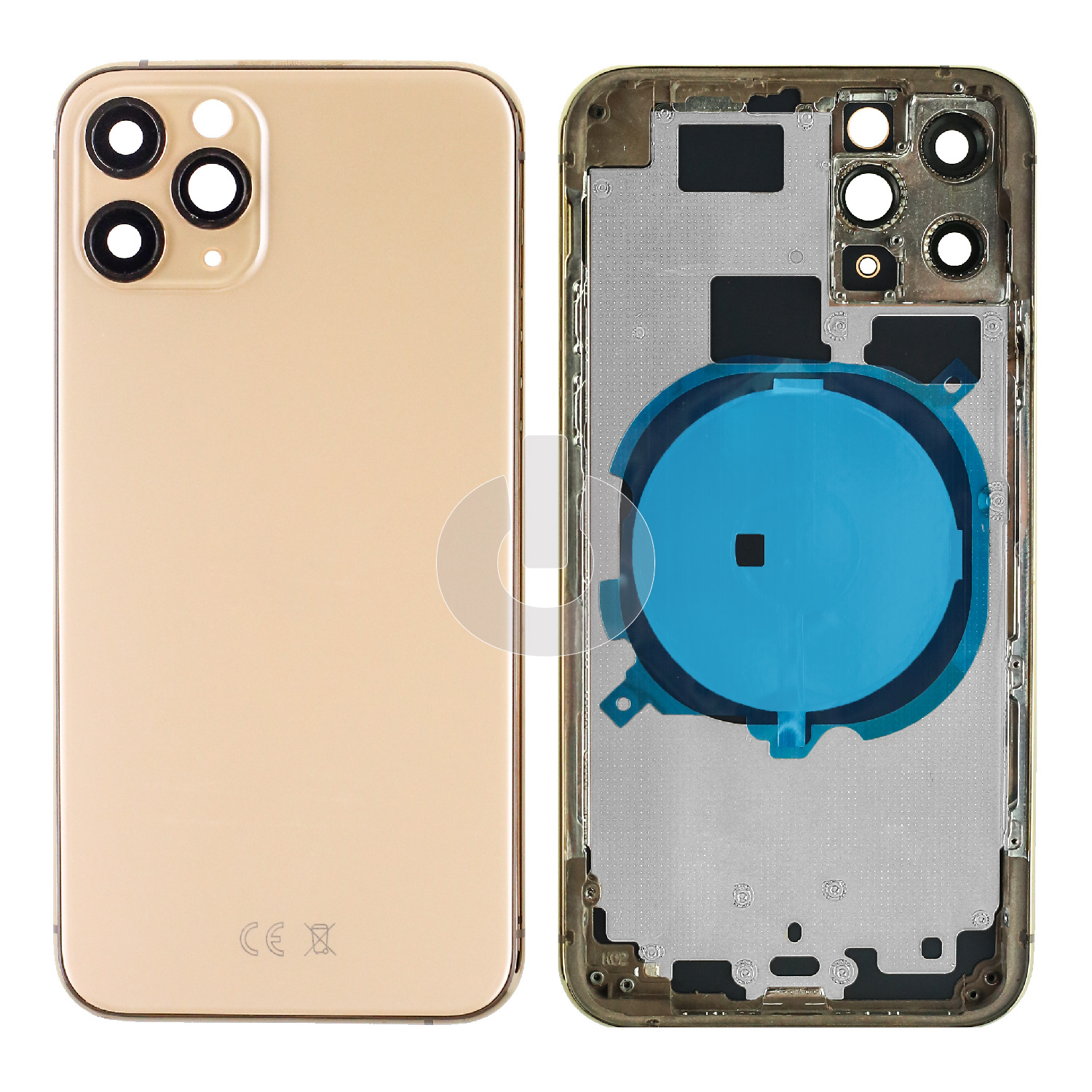 Корпус для iPhone 11 Pro золотой Premium