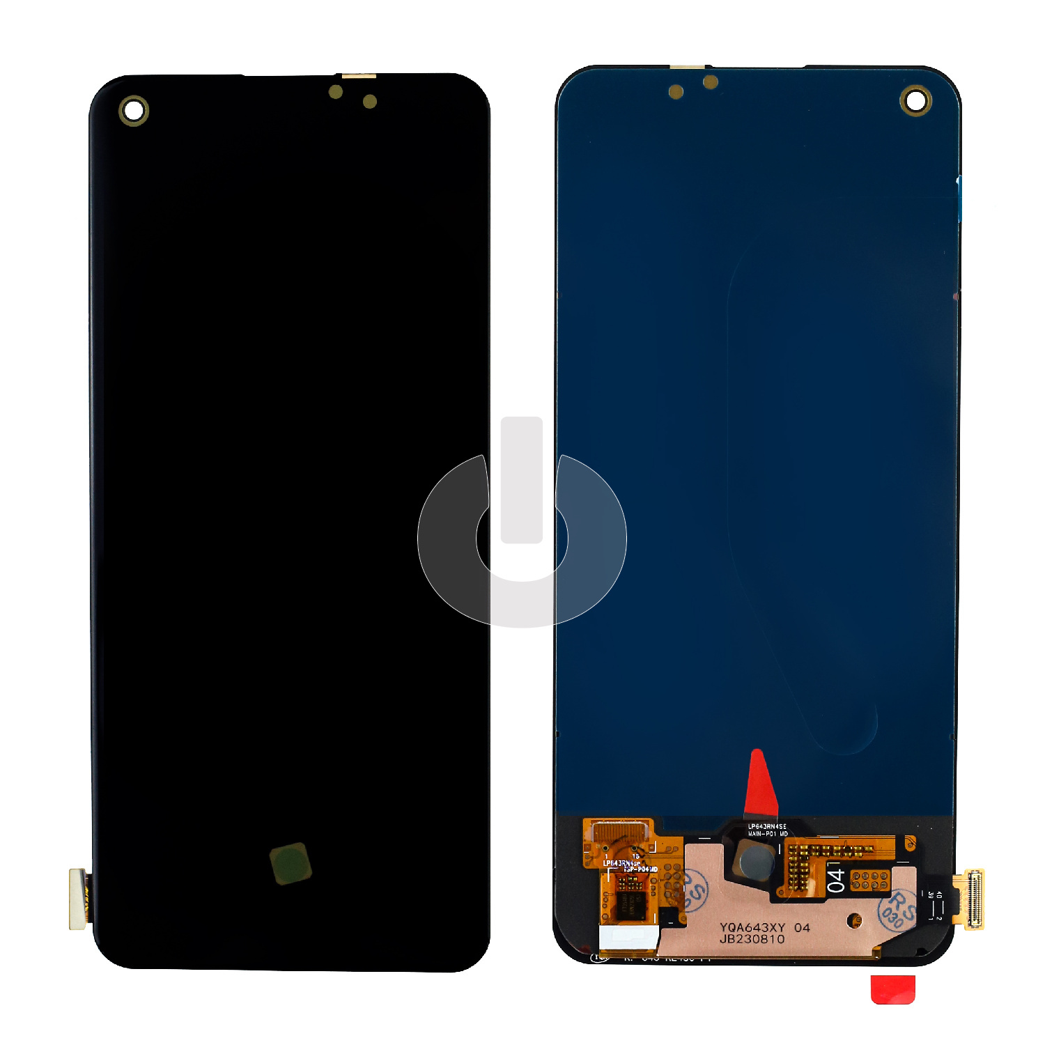 Дисплей с тачскрином для Realme 8 Pro (rev.04)/ 7 Pro/ Q2 Pro/ X7 5G/ V15 5G/ OPPO Reno 4SE/ 5 Lite/ A94 5G/ A95 5G черный OLED