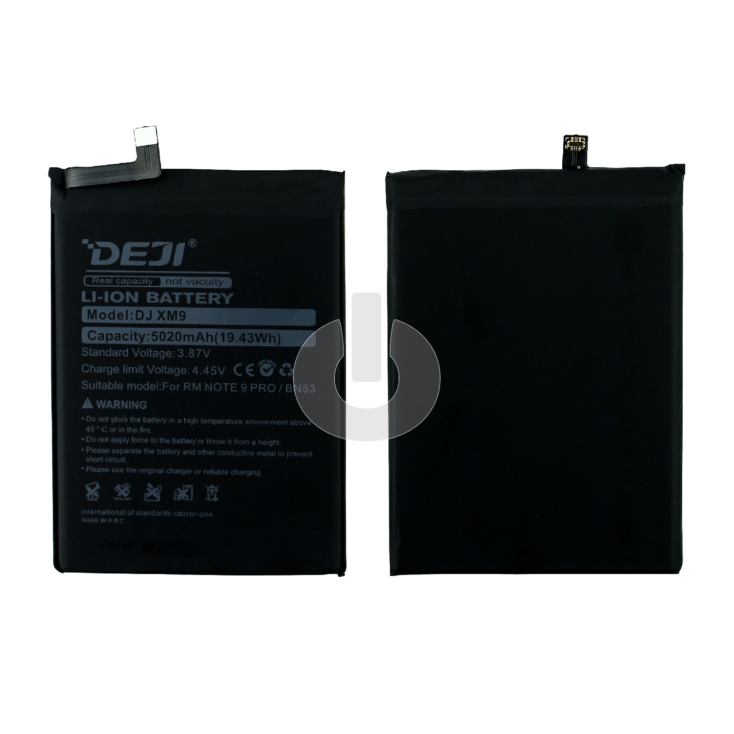 Аккумулятор для Xiaomi Redmi Note 9 Pro (M2003J6B2G)/ Note 10 Pro (M2101K6G) (BN53) DEJI Аккумулятор для Xiaomi Redmi Note 9 Pro (M2003J6B2G)/ Note 10 Pro (M2101K6G) (BN53) DEJI