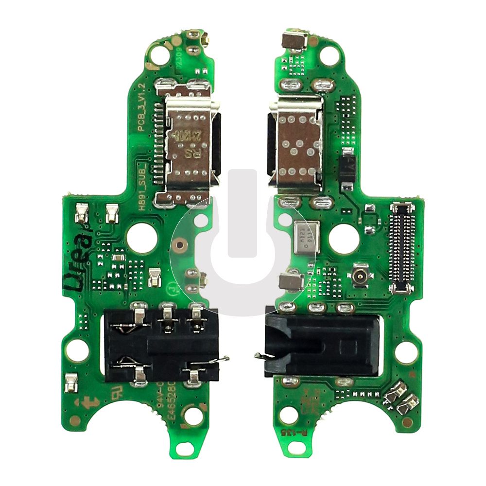 Шлейф/ плата зарядки для Infinix Zero 20 (X6821) системный разъем/ микрофон/ разъем гарнитуры