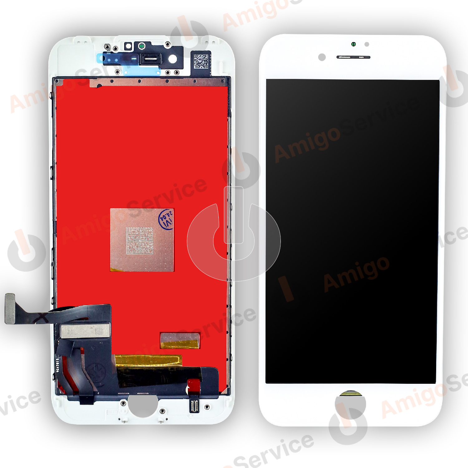 Дисплей с тачскрином для iPhone 7 белый OR FOG