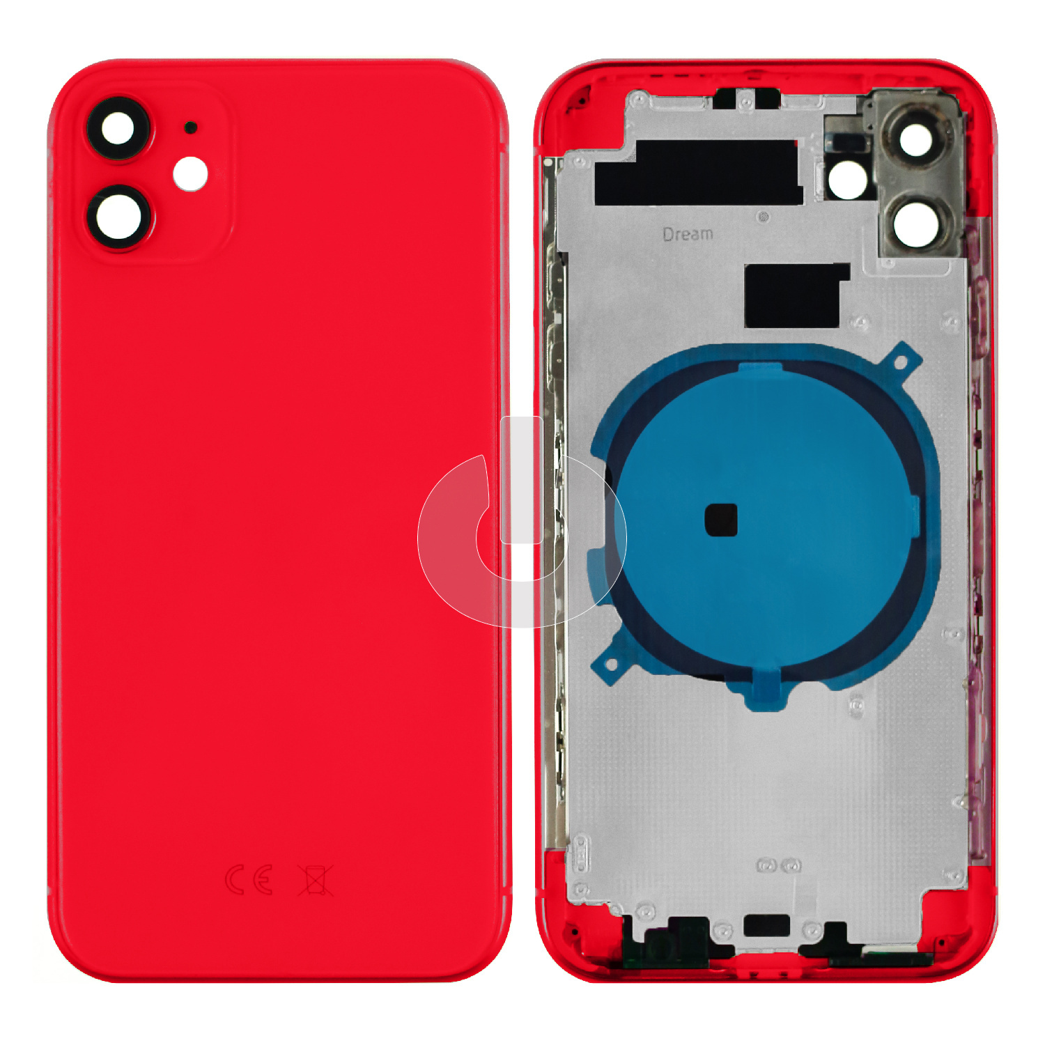 Корпус для iPhone 11 красный Premium Корпус для iPhone 11 красный Premium