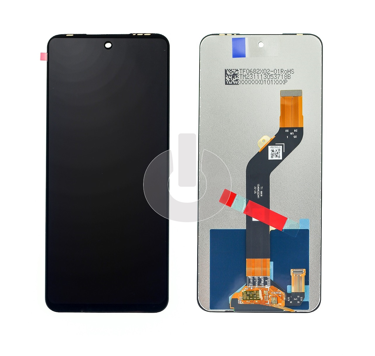 Дисплей с тачскрином для Tecno Pova Neo 2 (LG6n) черный Дисплей с тачскрином для Tecno Pova Neo 2 (LG6n) черный