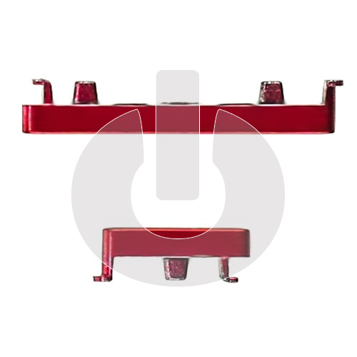 Комплект кнопок-толкателей для Xiaomi Redmi Note 7 красный