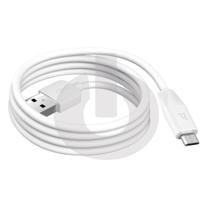 Кабель USB AM - Micro USB HOCO X1 (1м х 2.4A) белый АКЦИЯ фото