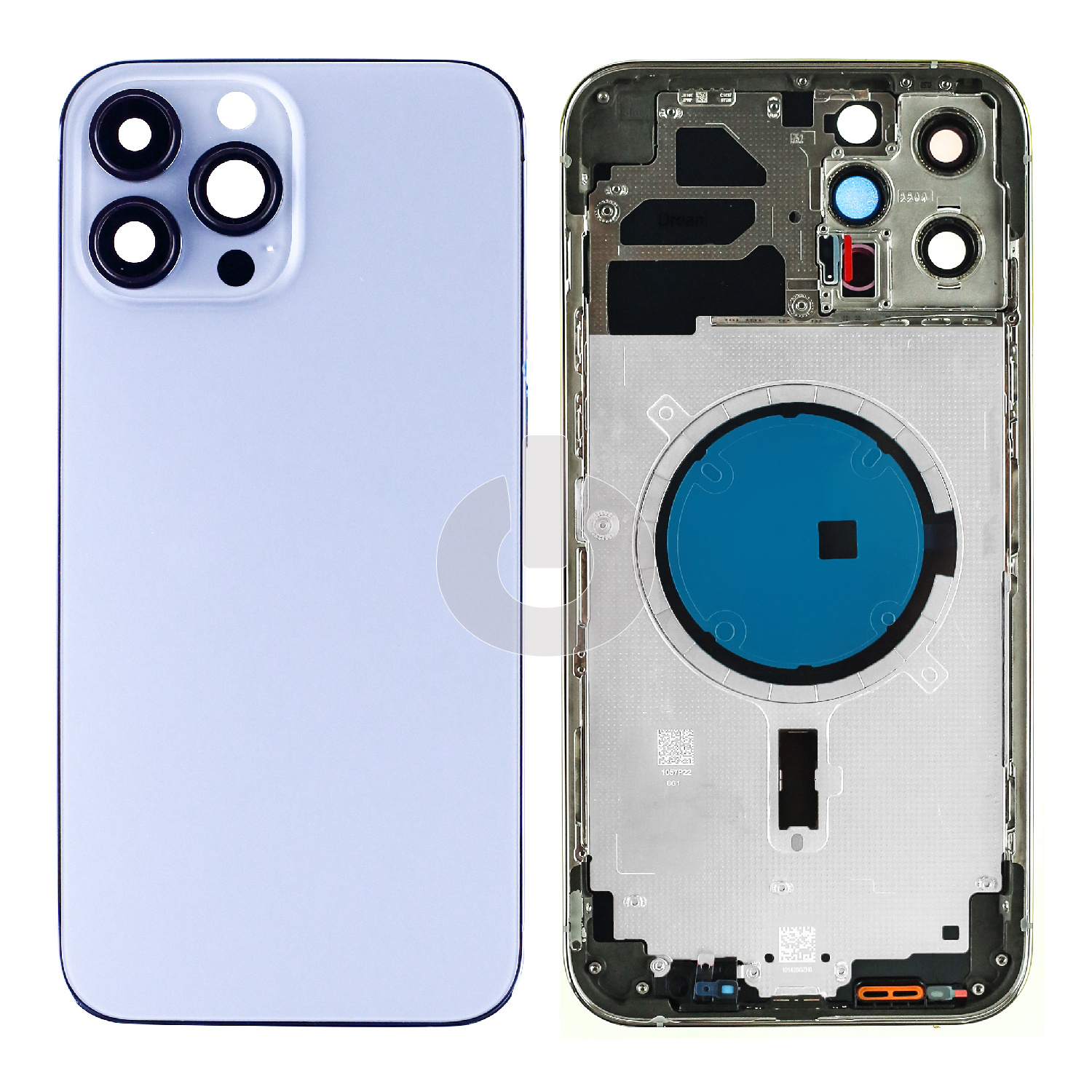 Корпус для iPhone 13 Pro Max голубой Premium Корпус для iPhone 13 Pro Max голубой Premium