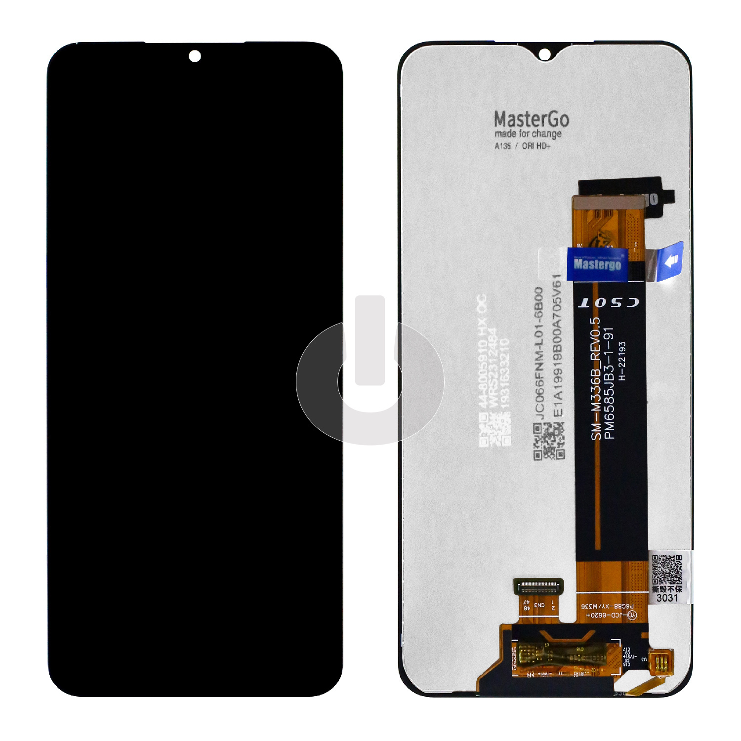 Дисплей с тачскрином для Samsung A13 (A135F/ A137F)/ A23 (A235F)/ M13 (M135F)/ M23 5G (M236B)/ M33 5G (M336B) черный ORG MasterGo