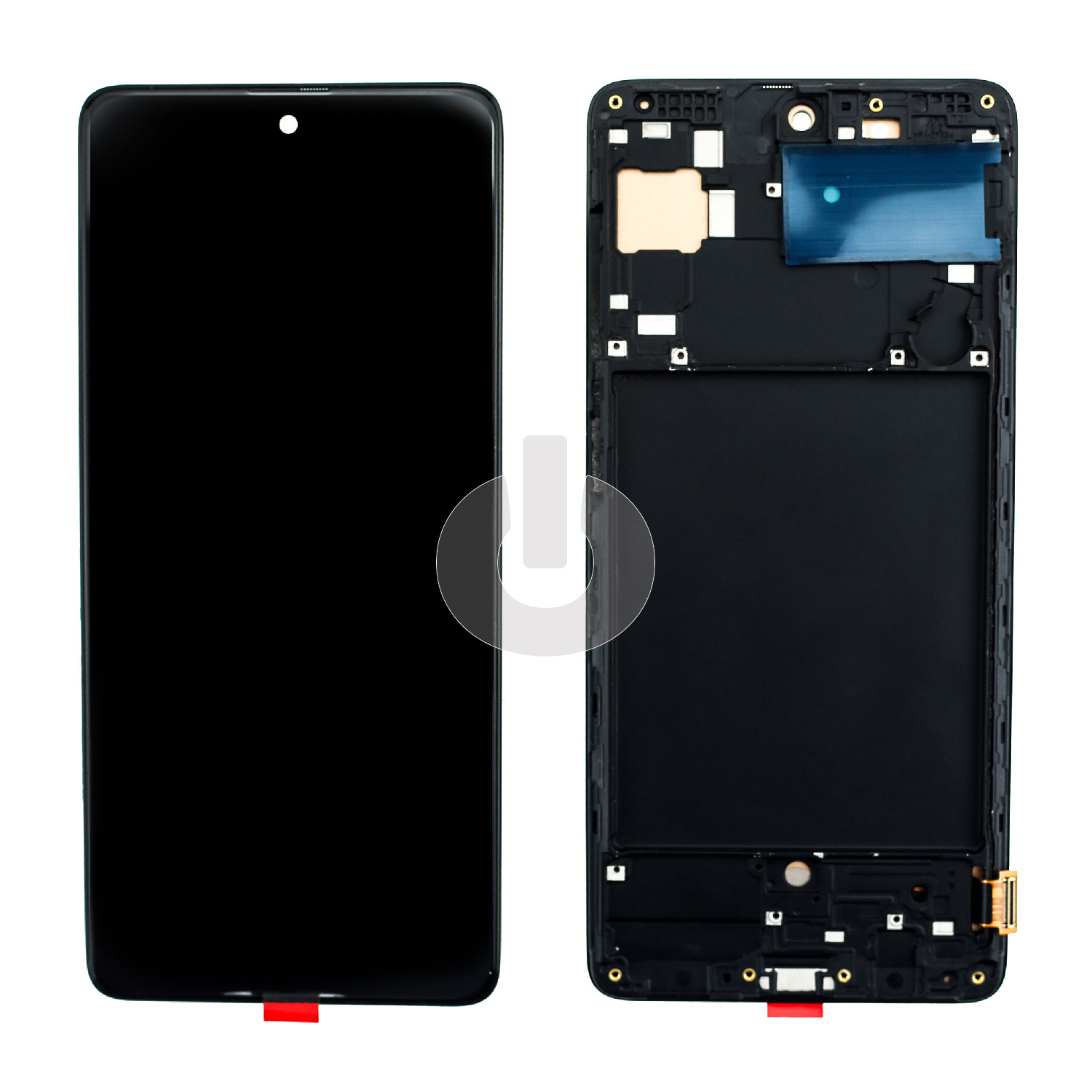 Дисплей с тачскрином для Samsung A71 (A715F) в рамке черный In-Cell Дисплей с тачскрином для Samsung A71 (A715F) в рамке черный In-Cell