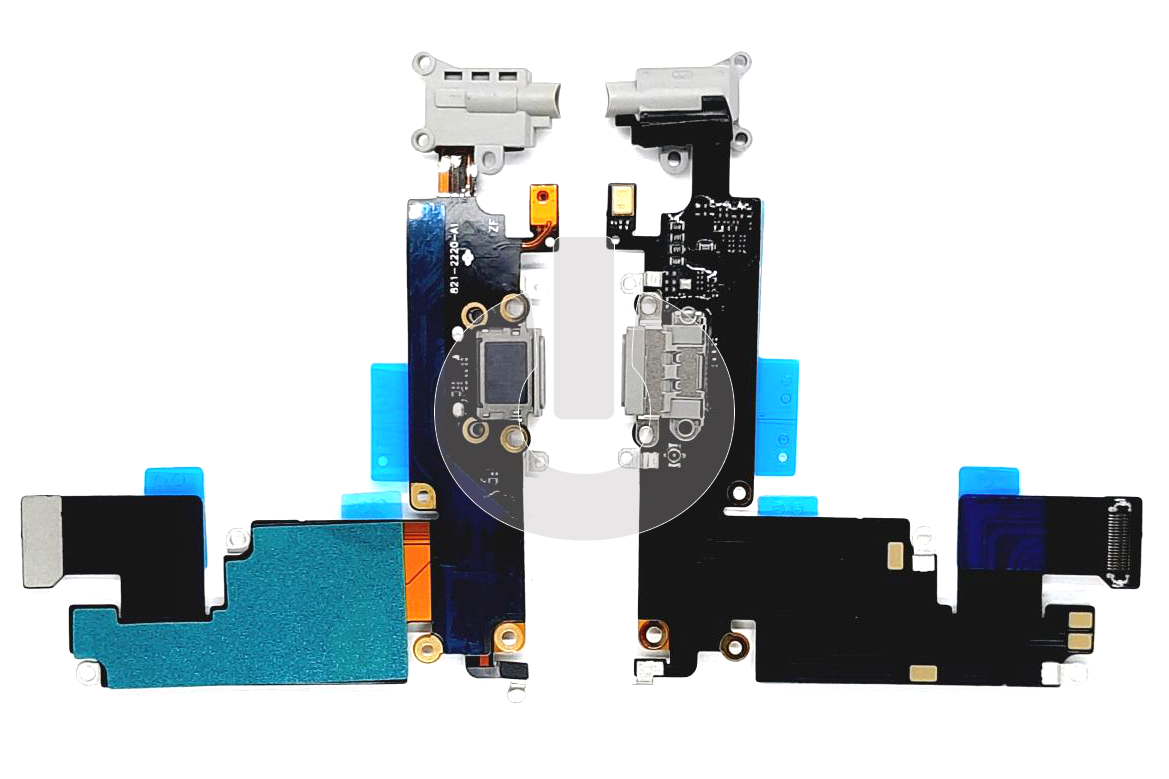 Шлейф/ плата зарядки для iPhone 6 Plus системный разъем/ микрофон/ разъем гарнитуры черный ORG