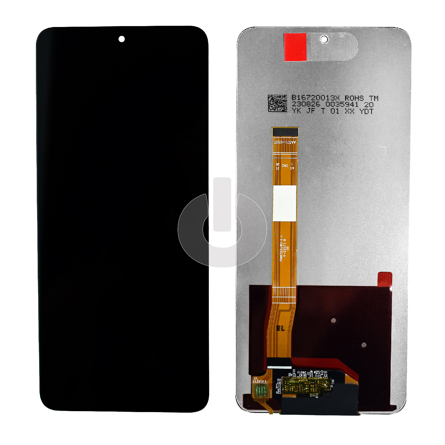 Дисплей с тачскрином для Realme 10 Pro 5G (RMX3661) черный ORG