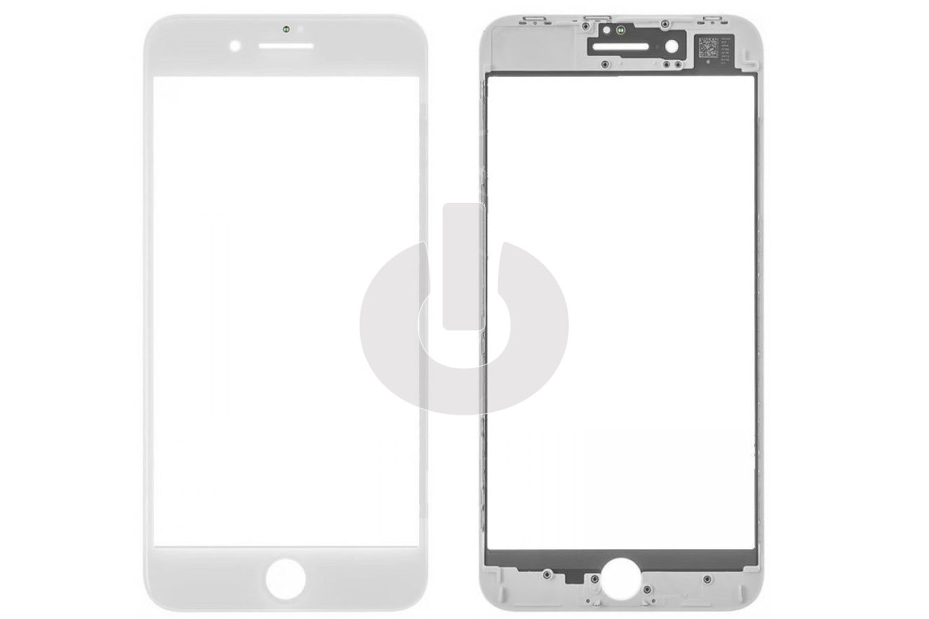 Стекло для переклейки iPhone 8 Plus с OCA пленкой в рамке белое АКЦИЯ Стекло для переклейки iPhone 8 Plus с OCA пленкой в рамке белое АКЦИЯ