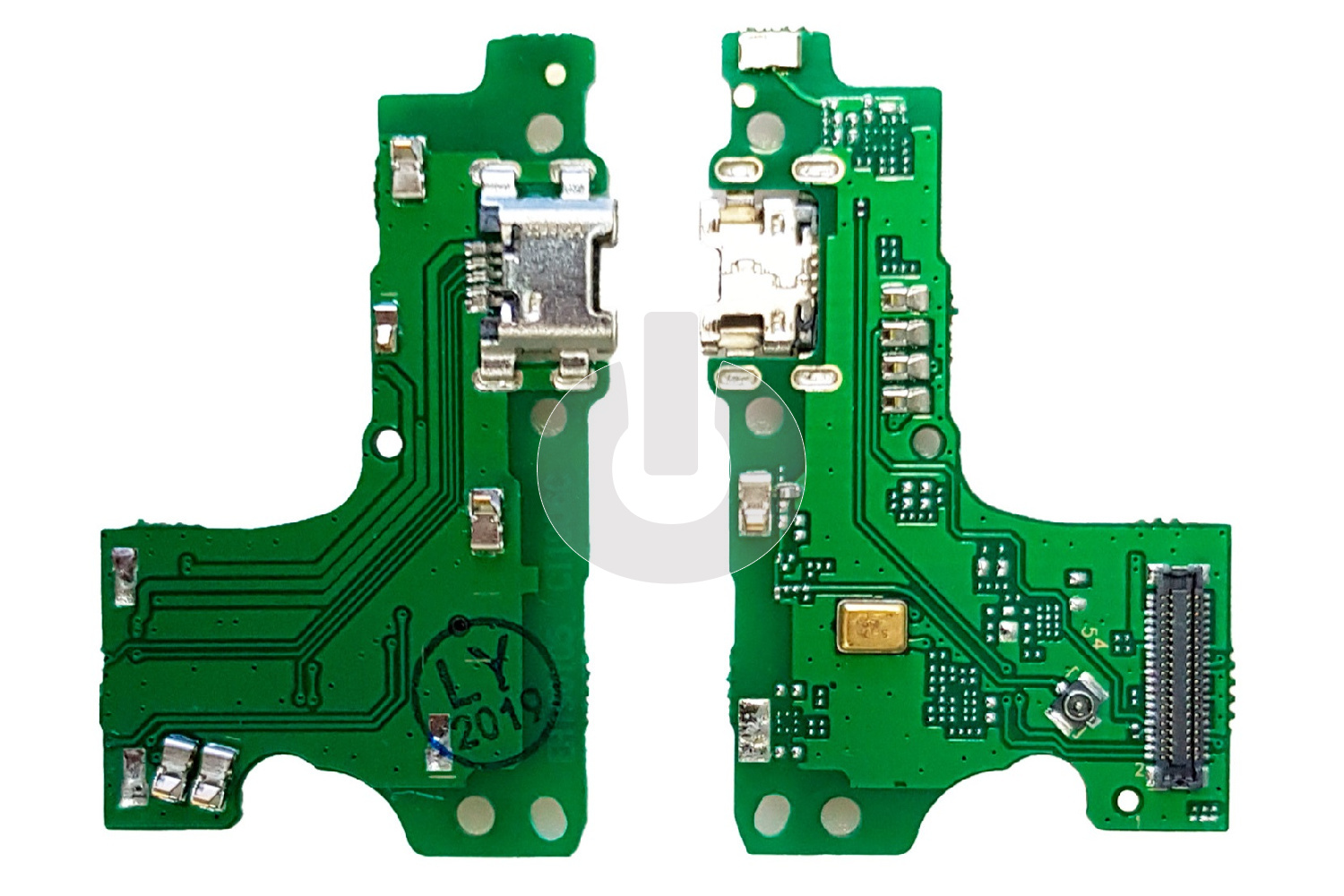 Шлейф/ плата зарядки для Huawei Honor 8A (JAT-LX1)/ 8A Pro (JAT-L41)/ Y6 2019 (MRD-LX1F)/ Y6 2019 Prime/ Y6s (JAT-LX3) системный разъем/ микрофон