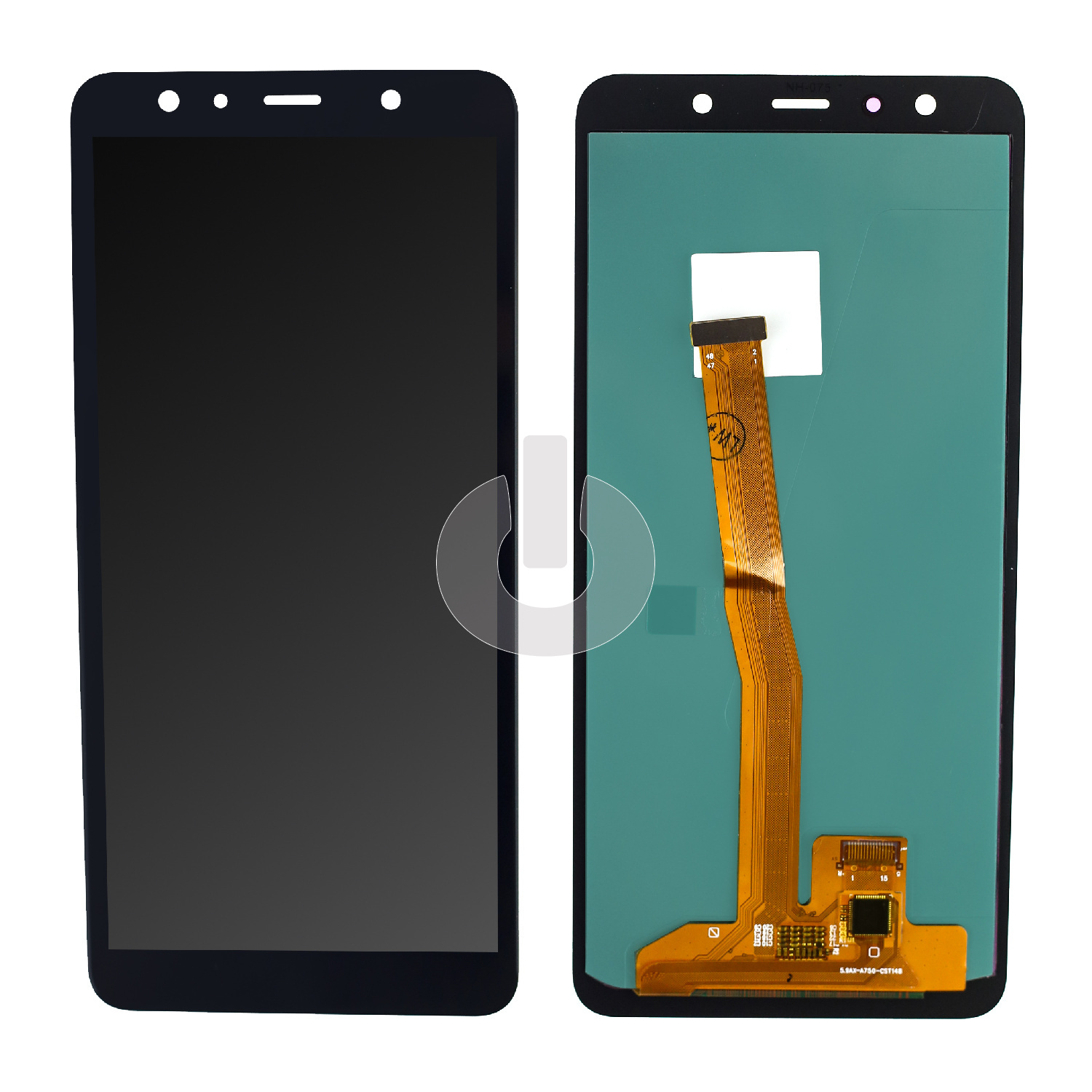 Дисплей с тачскрином для Samsung A7 2018 (A750F) черный OLED Дисплей с тачскрином для Samsung A7 2018 (A750F) черный OLED