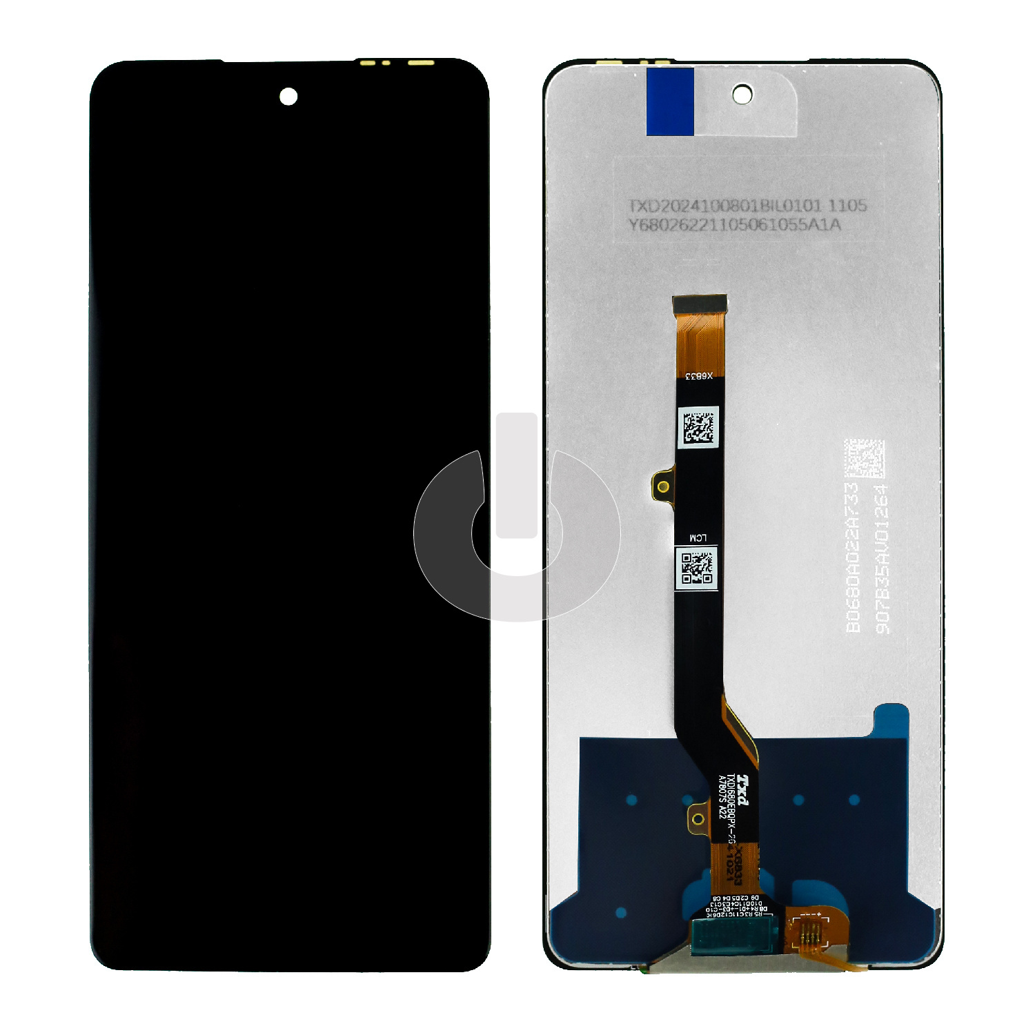 Дисплей с тачскрином для Tecno Pova 6 Neo (LI6) черный ORG