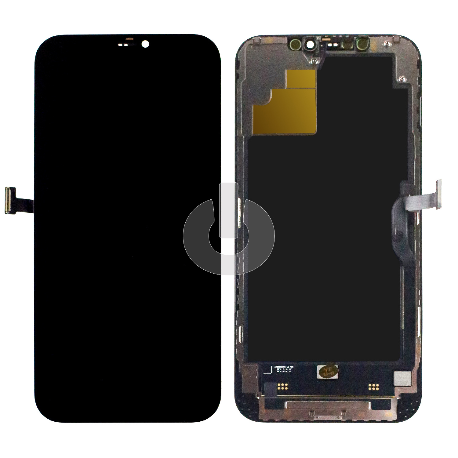 Дисплей с тачскрином для iPhone 12 Pro Max черный OR FOG