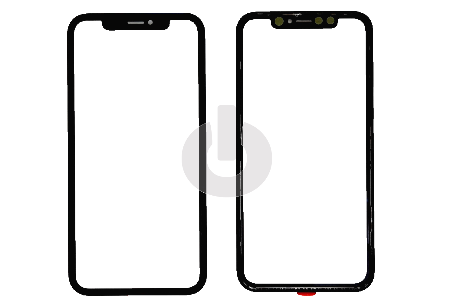 Стекло для переклейки iPhone XR с OCA пленкой в рамке черное АКЦИЯ