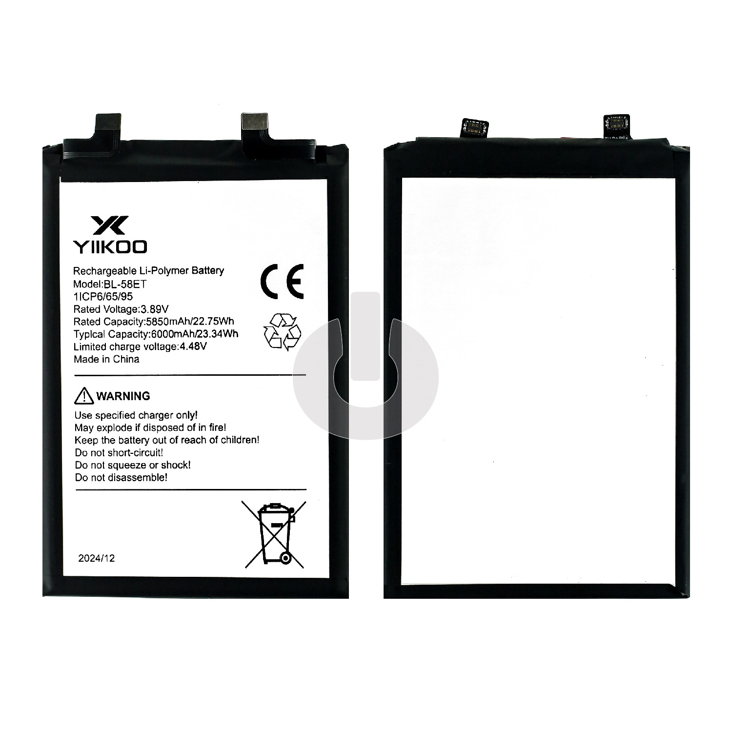 Аккумулятор для Tecno Pova 5 (LH7n) (BL-58ET) YIIKOO Premium Аккумулятор для Tecno Pova 5 (LH7n) (BL-58ET) YIIKOO Premium