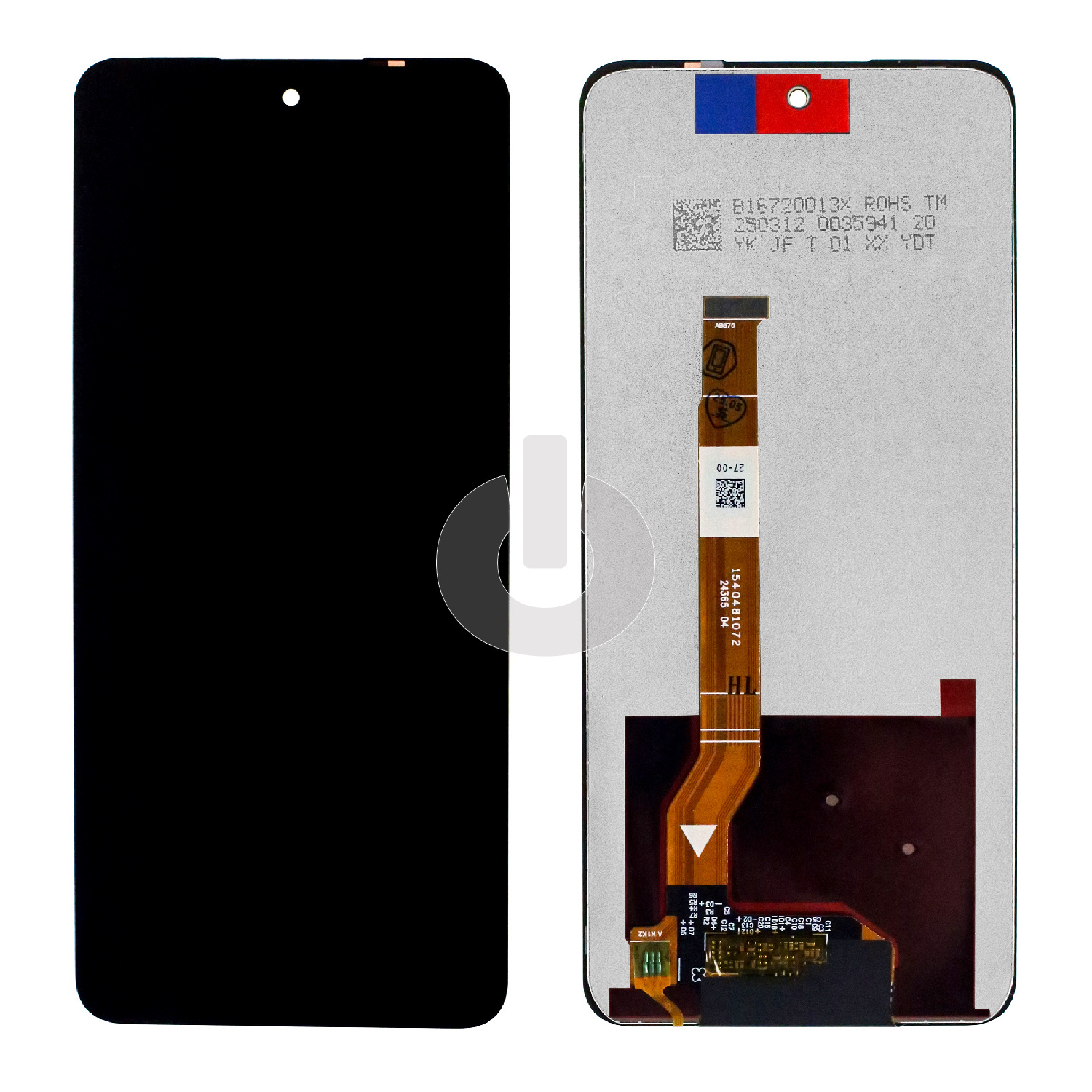 Дисплей с тачскрином для Realme C75 (RMX3941) черный ORG Дисплей с тачскрином для Realme C75 (RMX3941) черный ORG
