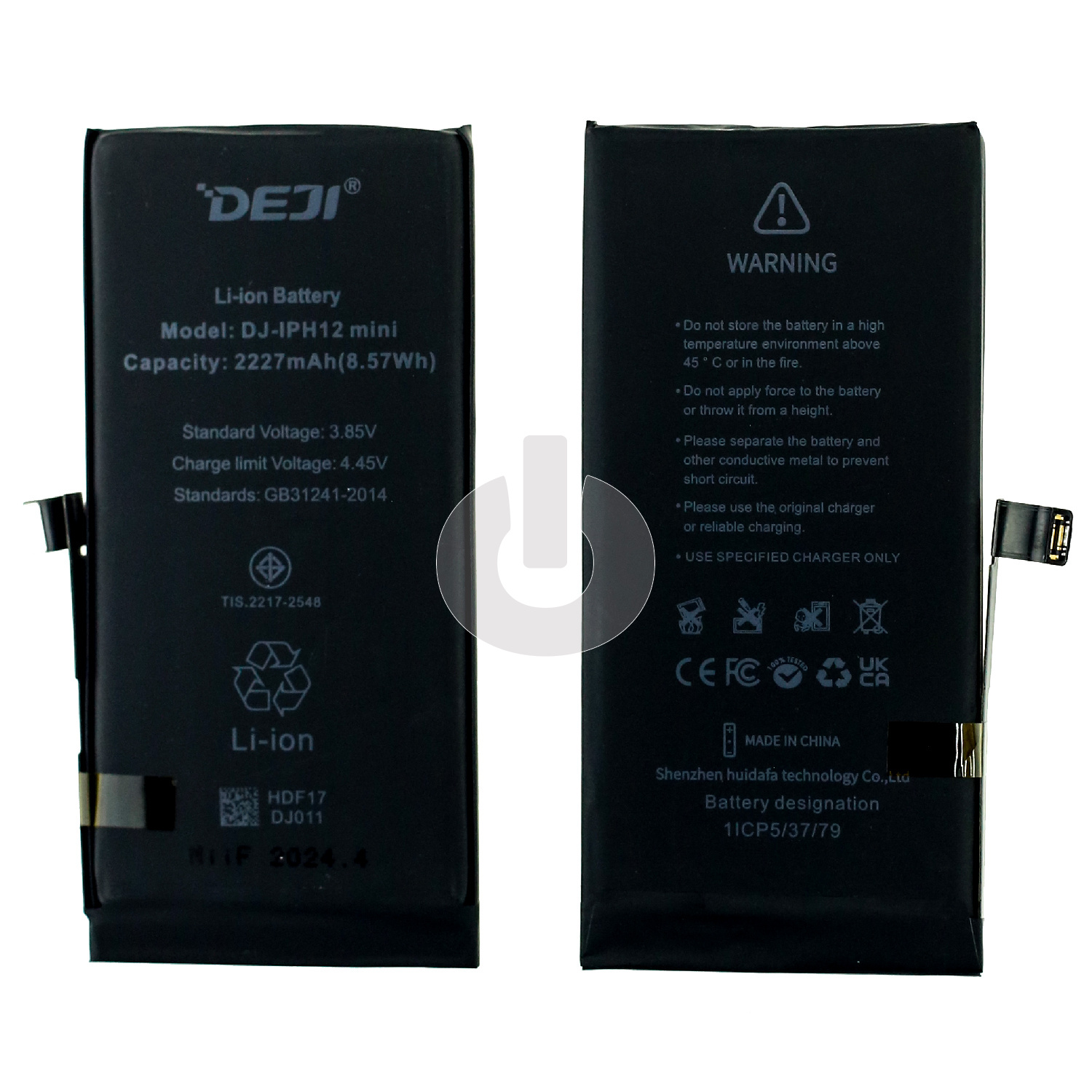 Аккумулятор для iPhone 12 Mini DEJI стандартной емкости Аккумулятор для iPhone 12 Mini DEJI стандартной емкости