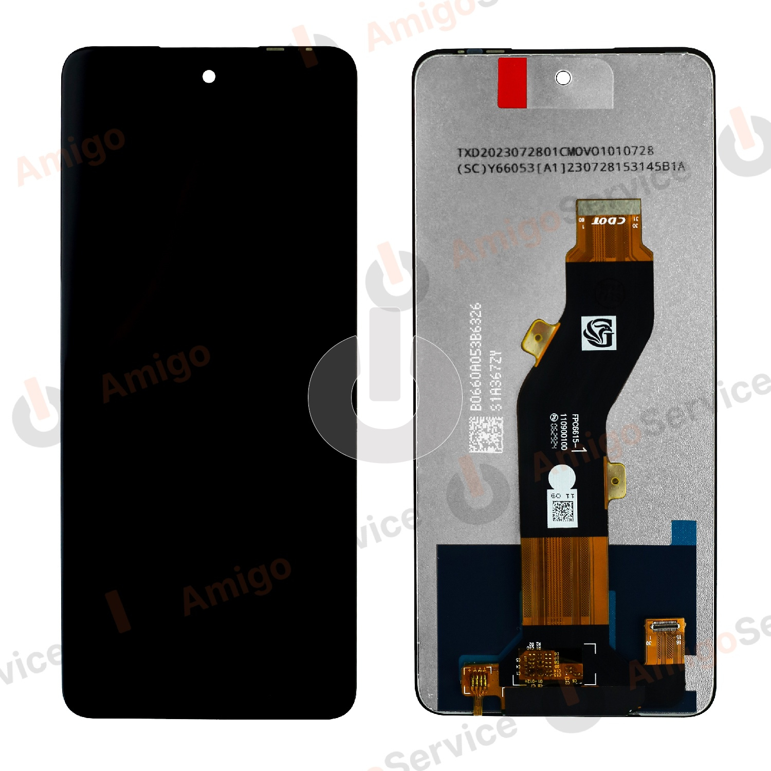 Дисплей с тачскрином для Infinix Smart 8 Pro (X6525B) черный ORG Дисплей с тачскрином для Infinix Smart 8 Pro (X6525B) черный ORG
