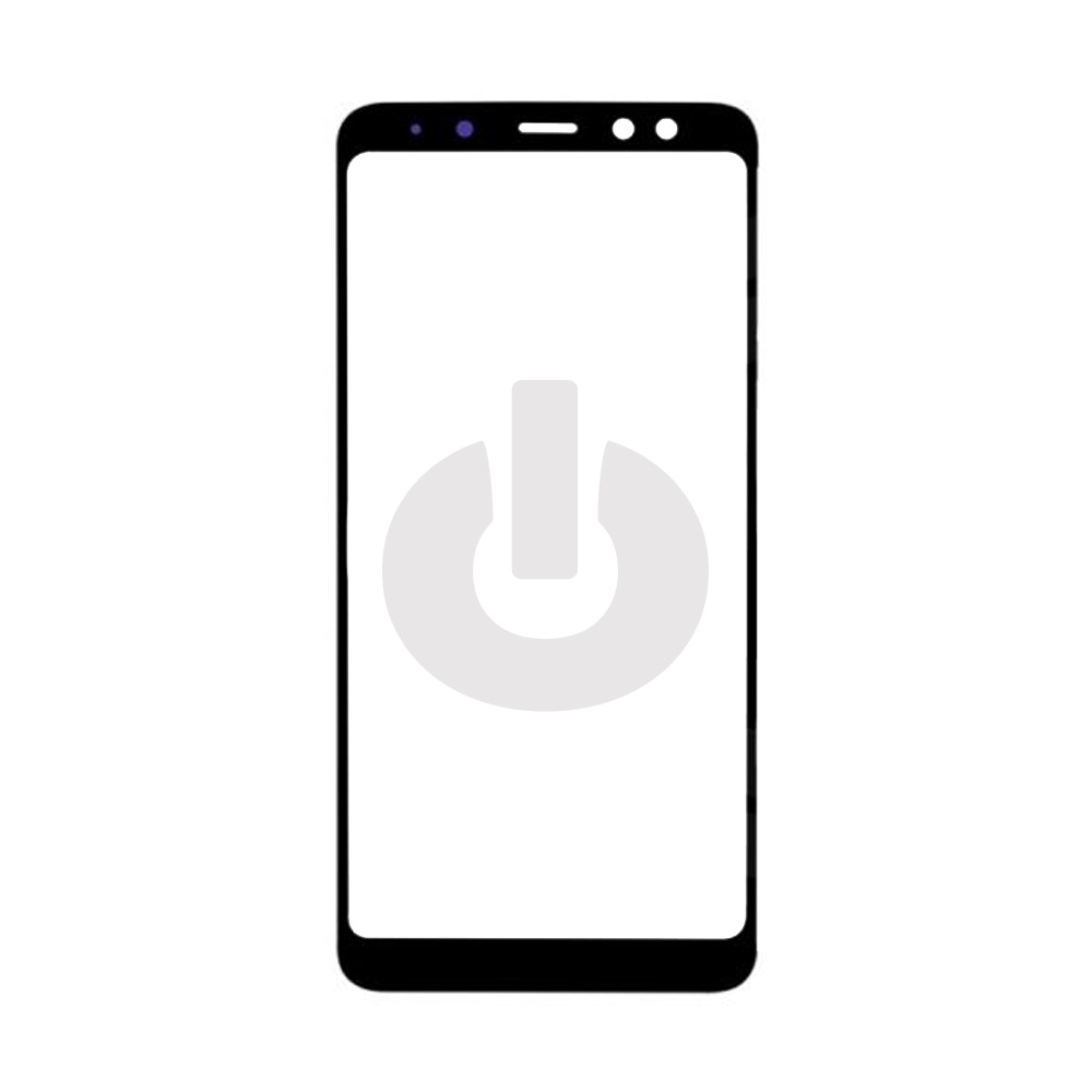 Стекло для переклейки Samsung A8 (A530F) с OCA пленкой черное АКЦИЯ