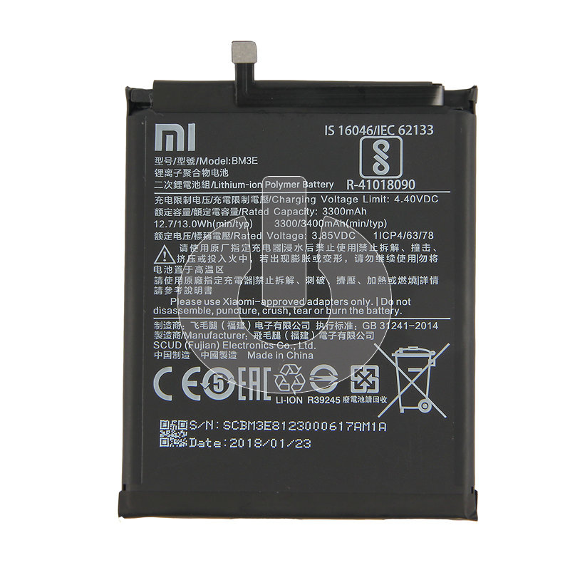 Аккумулятор для Xiaomi Mi 8 (M1803E1A) (BM3E) АКЦИЯ Аккумулятор для Xiaomi Mi 8 (M1803E1A) (BM3E) АКЦИЯ