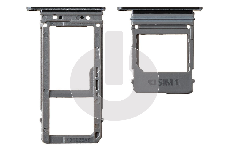 Лоток Sim для Samsung A5 2017 (A520F) (комплект 2 шт) черный Лоток Sim для Samsung A5 2017 (A520F) (комплект 2 шт) черный