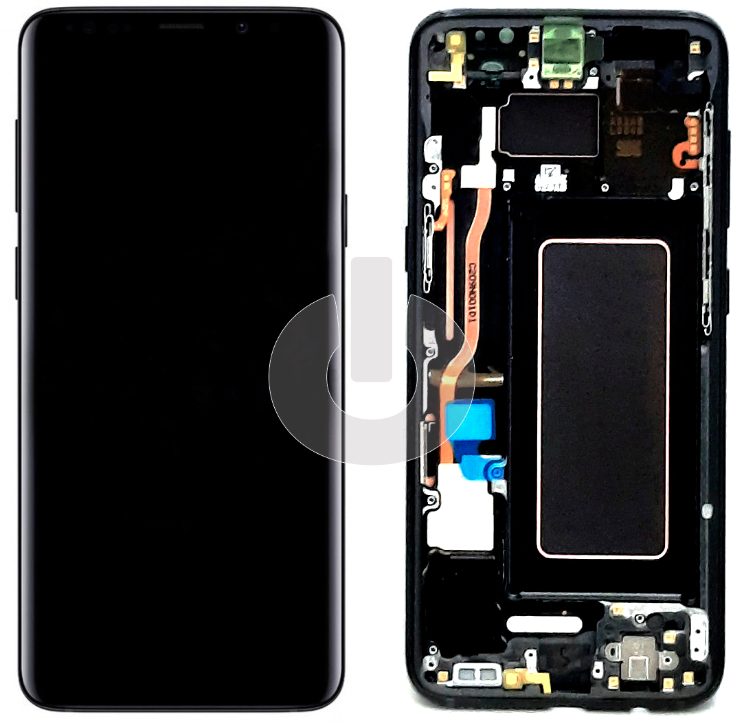 Дисплей с тачскрином для Samsung S8 (G950F) в рамке черный ORG Дисплей с тачскрином для Samsung S8 (G950F) в рамке черный ORG