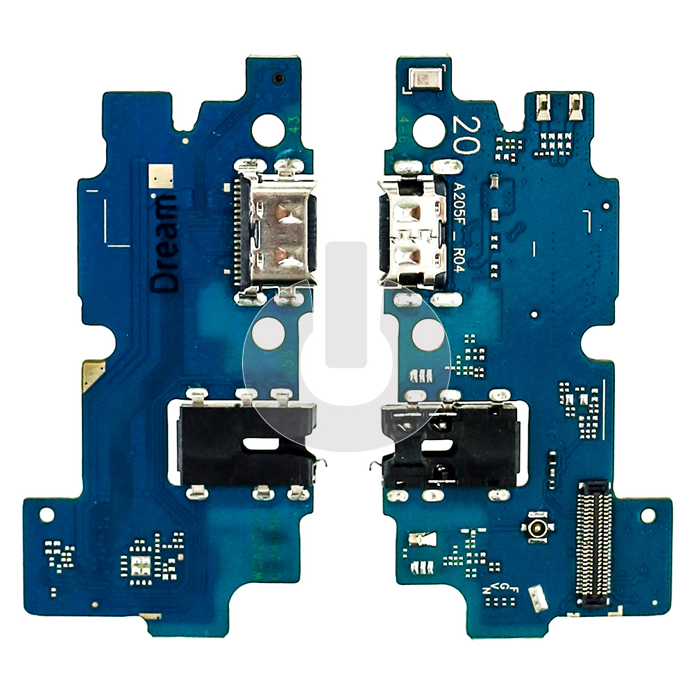 Шлейф/ плата зарядки для Samsung A20 (A205F) системный разъем/ микрофон/ разъем гарнитуры Шлейф/ плата зарядки для Samsung A20 (A205F) системный разъем/ микрофон/ разъем гарнитуры