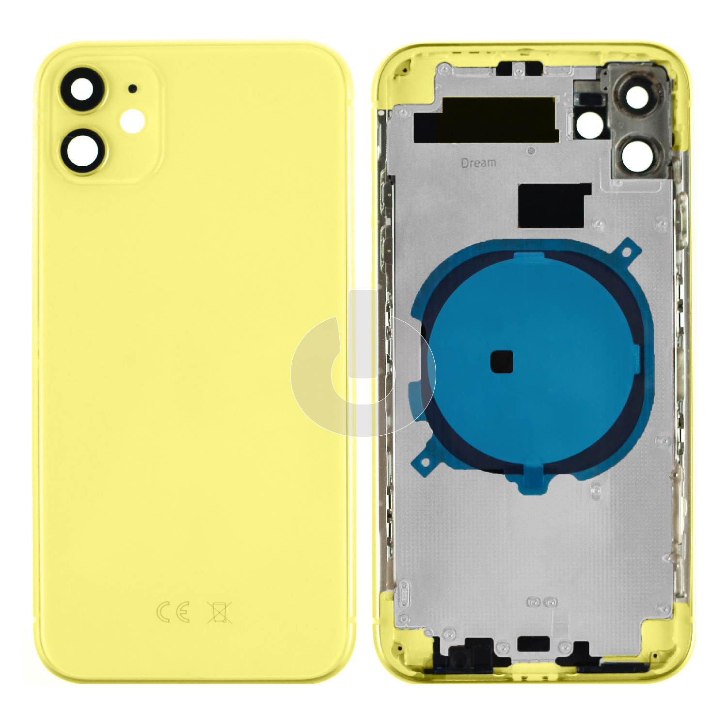 Корпус для iPhone 11 желтый Premium АКЦИЯ Корпус для iPhone 11 желтый Premium АКЦИЯ