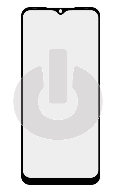 Стекло для переклейки Tecno Spark 8C (KG5K/ KG5J) с OCA пленкой черное АКЦИЯ