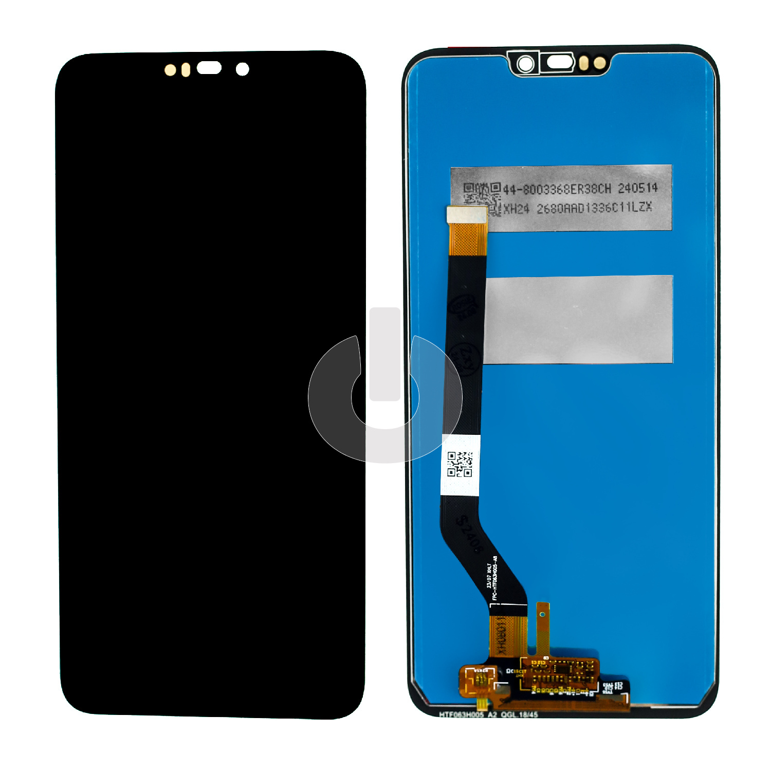 Дисплей с тачскрином для Huawei Honor 8C (BKK-L21)/ Asus ZenFone Max M2 (ZB633KL) черный ORG