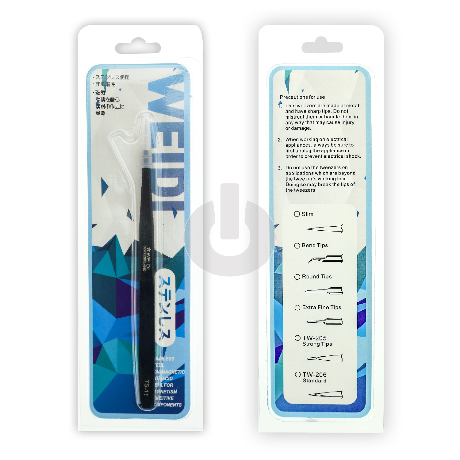 Пинцет прямой Weidi TS 11 Пинцет прямой Weidi TS 11