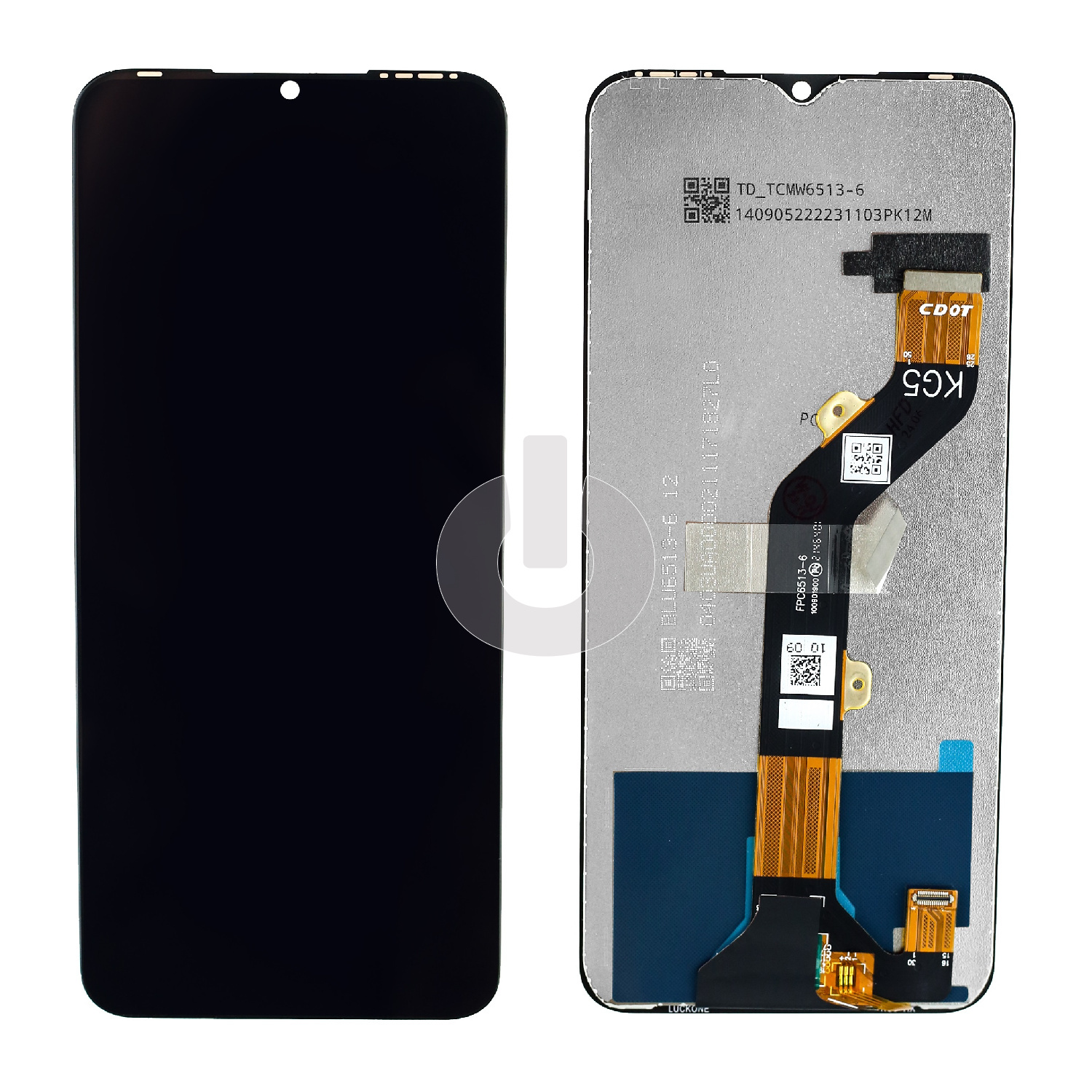 Дисплей с тачскрином для Tecno POP 5 LTE (BD4)/ Infinix Smart 6 (X6511) черный ORG