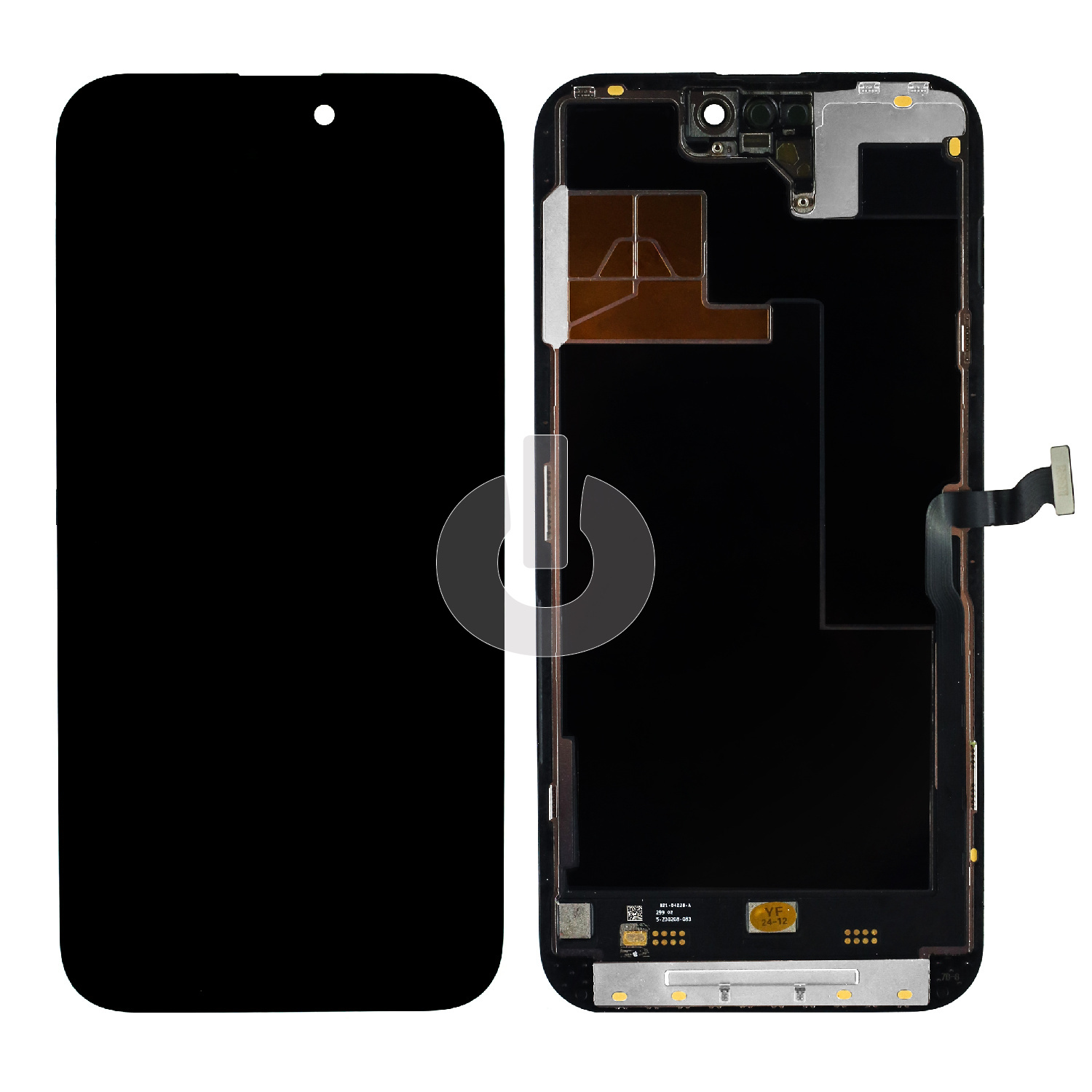 Дисплей с тачскрином для iPhone 14 Pro Max черный OR FOG