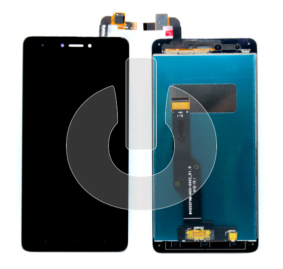 Дисплей с тачскрином для Xiaomi Redmi Note 4X/ Note 4 Global Version (MBE6A5) черный Дисплей с тачскрином для Xiaomi Redmi Note 4X/ Note 4 Global Version (MBE6A5) черный